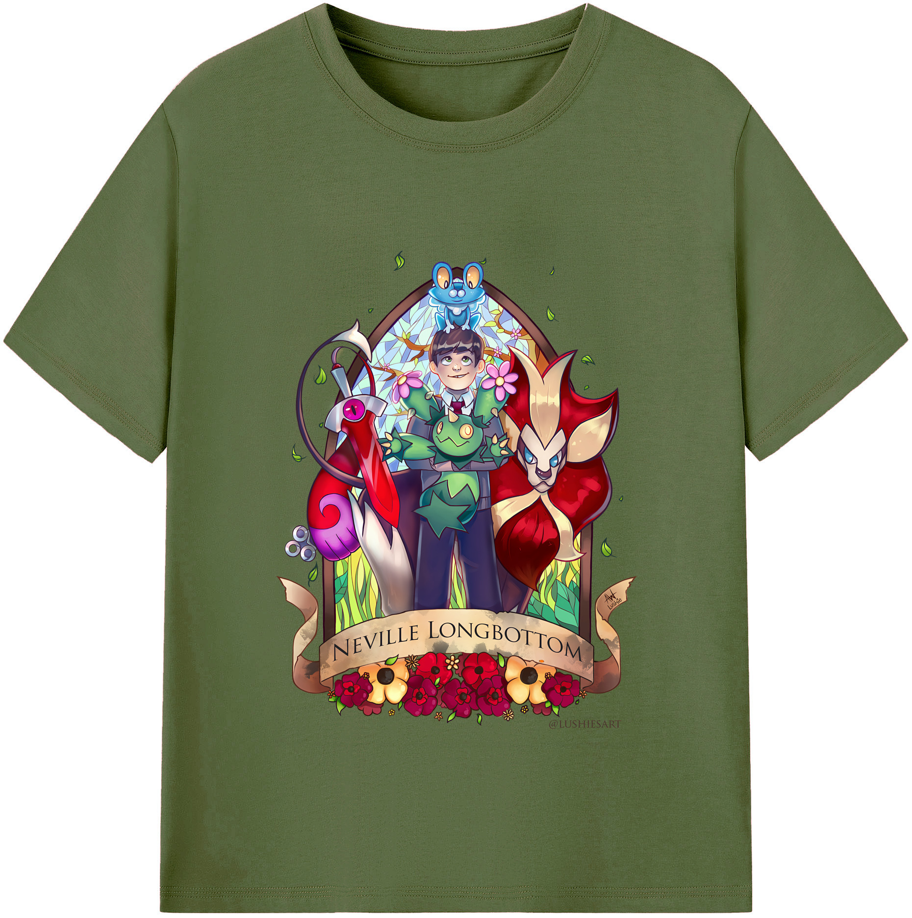 （画像用） Harry Potter ハリー・ポッターシリーズ 綿100％半袖Tシャツ（フロントプリント）